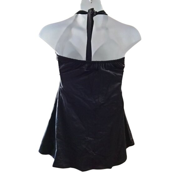 Cocoship Vintage Sailor Pin Up Halter Neck Swimsuit Floral Print Size 14 - Picture 6 of 10